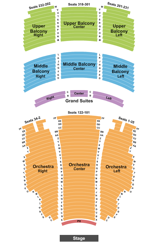 Hippodrome Theatre At The France-Merrick PAC Lion King Seating Chart